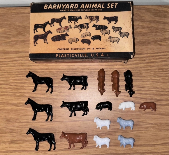 Picture of Original Plasticville Barnyard Animal Set