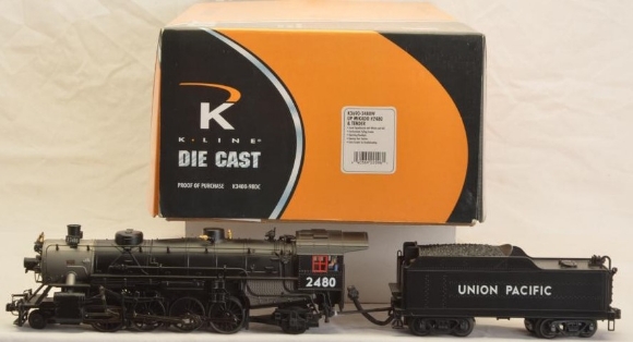 Picture of K-Line Union Pacific 'Mikado' Steam Locomotive #2480