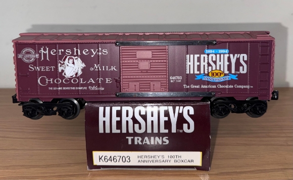 Picture of K-Line Hershey's Chocolate 100th Ann. Boxcar
