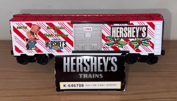 Picture of K-Line Hershey's Christmas 1994 Boxcar