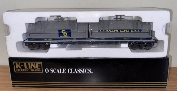 Picture of K-Line Chesapeake & Ohio Coil Car w/ Load #306517