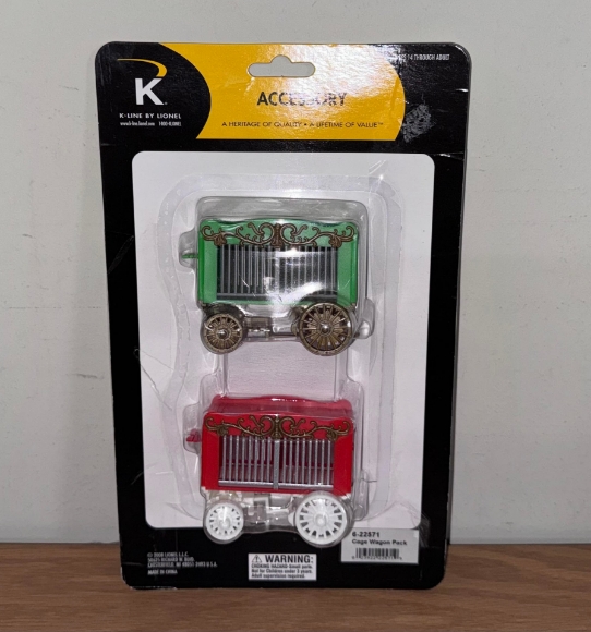 Picture of K-Line Ringling Bros. Circus Cage Wagon 2-pk