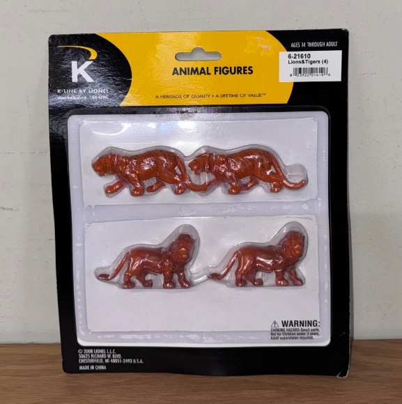 Picture of K-Line Circus Animal Set - Lions & Tigers