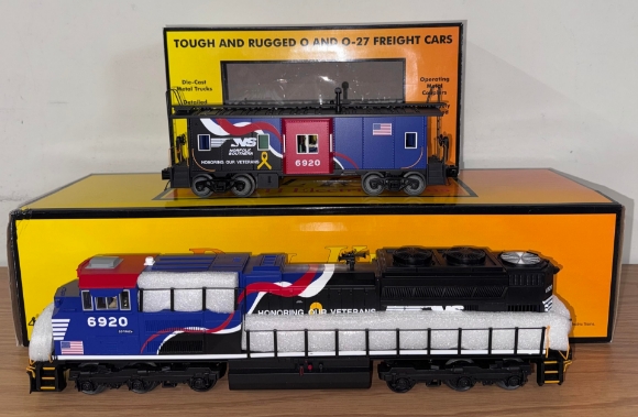 Picture of MTH RailKing Norfolk Southern "Veterans" SD70ACe Diesel w/ Caboose 