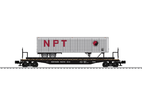 Picture of Lionel Northern Pacific PS-4 Flatcar w/ 40' Trailer  