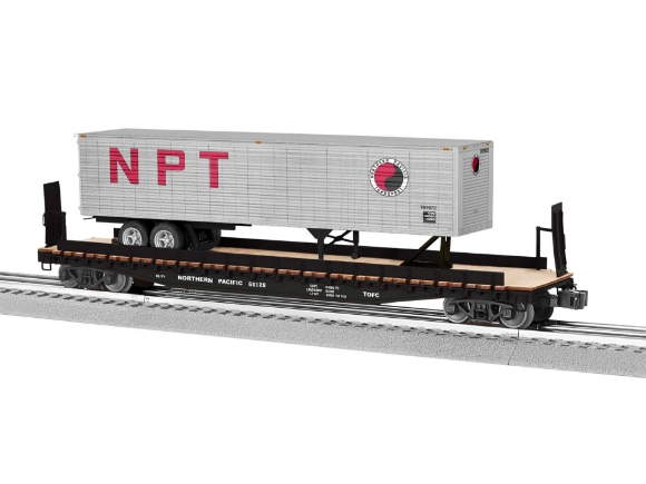 Picture of Lionel Northern Pacific PS-4 Flatcar w/ 40' Trailer 