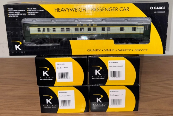 Picture of K-Line Erie 15" Heavyweight 5-Car Passenger Set