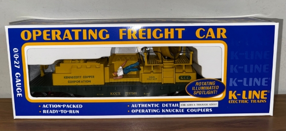 Picture of K-Line Kennecott Copper Operating Searchlight Car 