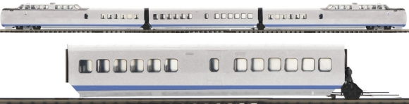 Picture of MTH Premier New Haven TurboTrain w/ Add-On Car (20-20346-1 & 20-61066)