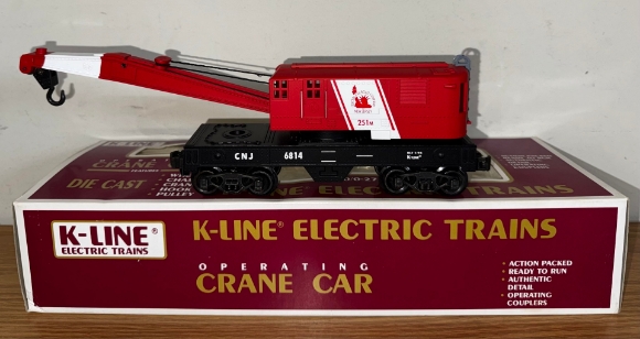 Picture of K-Line Central of New Jersey Crane Car
