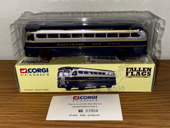 Picture of CORGI Baltimore & Ohio Die-Cast Bus
