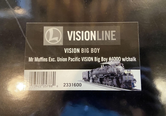 Picture of Lionel Union Pacific VISION Big Boy Locomotive #4000 (operated)