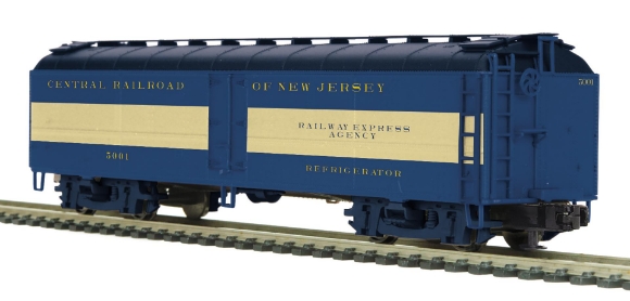 Picture of MTH Premier Jersey Central 'Blue Comet' R50B Express Reefer Car