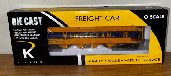 Picture of K-Line Virginian Die-Cast Coal Hopper #2662
