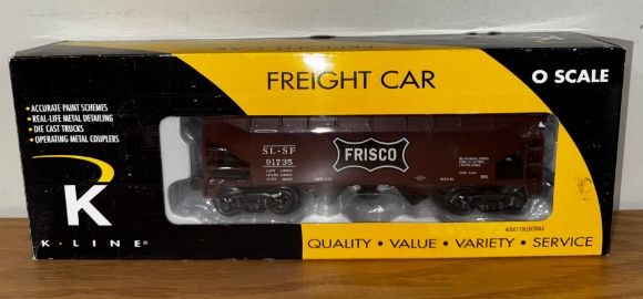 Picture of K-Line Frisco Operating Hopper Car w/ Coal Load 