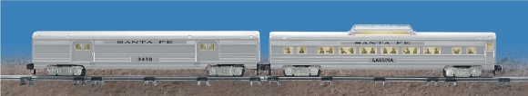 Picture of Santa Fe Streamlined 2pk. (Baggage/Dome) 