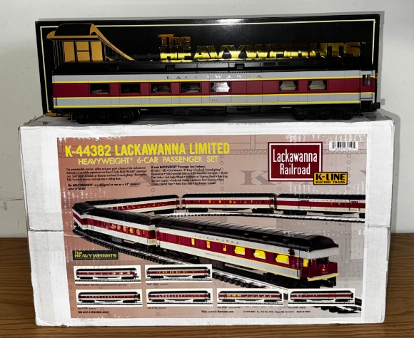 Picture of K-Line 'Lackawanna Limited' Heavyweight 6-Car Passenger Set *