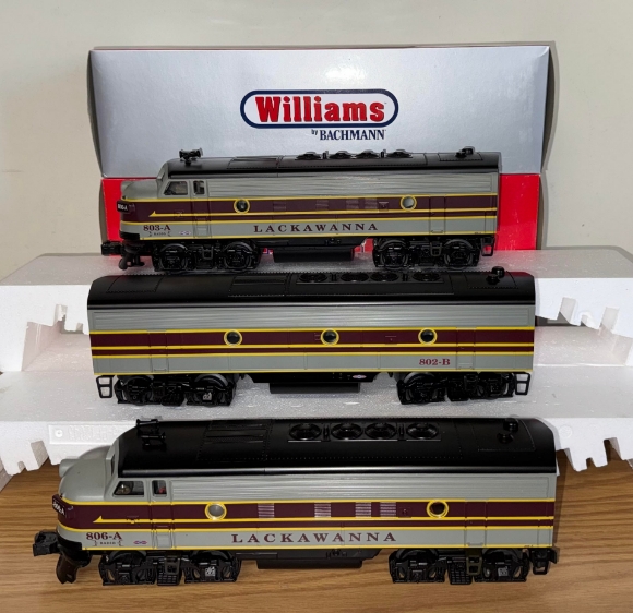 Picture of Williams Lackawanna F-7 'ABA' Diesel Set (operated) 20711/20811