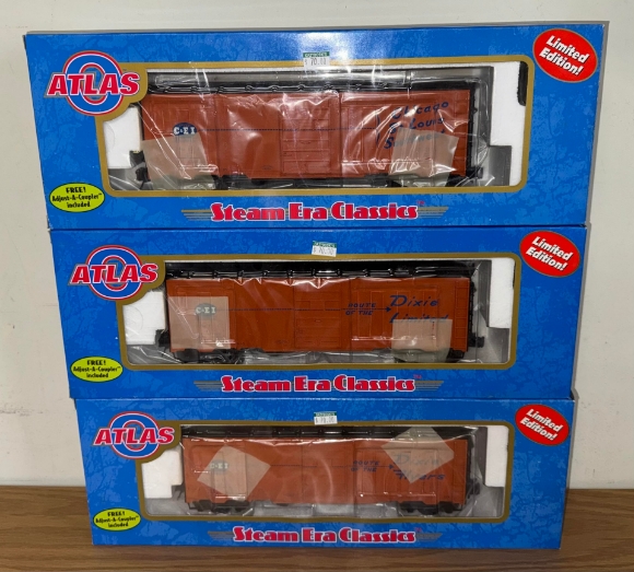 Picture of ATLAS Chicago & Eastern Illinois (C&EI) 40' AAR Boxcar 3-pack
