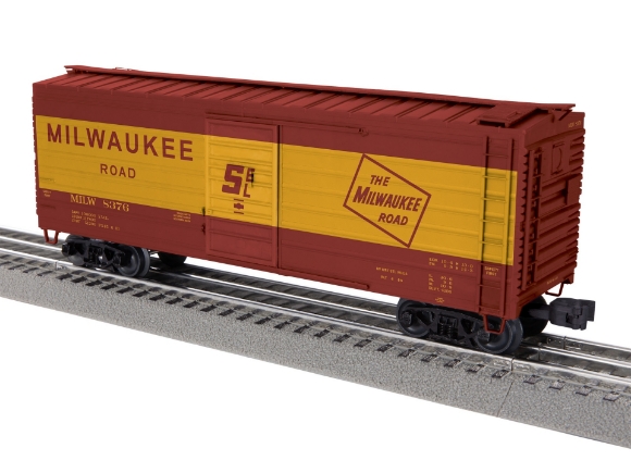 Picture of Milwaukee Road Rib-Side Boxcar (Yellow Band)