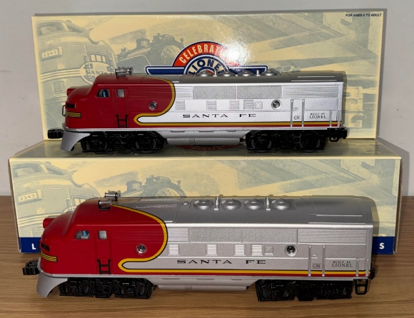 Picture of Lionel "Postwar Celebration" Santa Fe F-3 'AA' #2383 Diesels w/TMCC