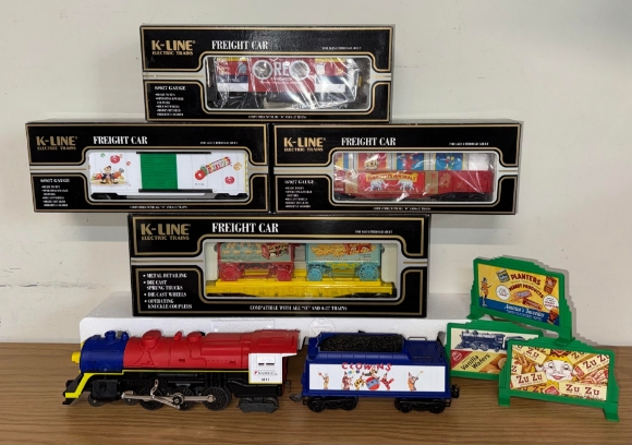 Picture of K-Line Nabisco Circus Steam Engine Freight Set