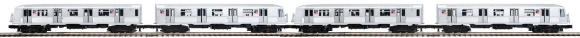Picture of MTH Premier MTA R40 Subway 4-Car Set 