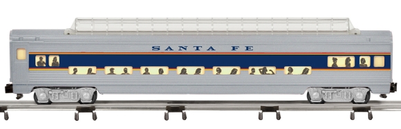 Picture of AF Santa Fe Full Vista-Dome Streamlined Passenger Car #5220