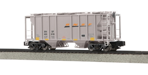 Picture of MTH 'S-Gauge' BNSF PS-2 (2-Bay) Covered Hopper #405619