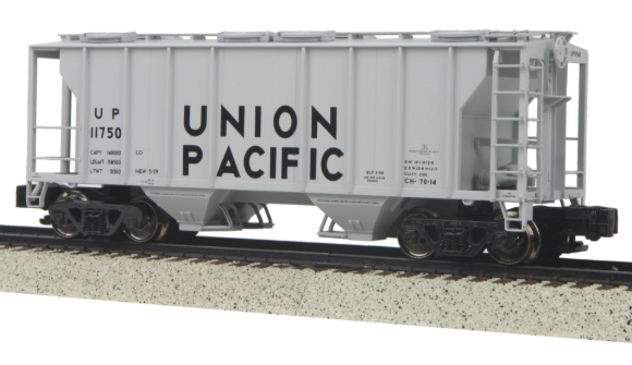 Picture of MTH 'S-Gauge' Union Pacific PS-2 (2-Bay) Covered Hopper #11750