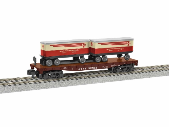 Picture of AF Santa Fe TOFC Flatcar w/ (2) Trailers