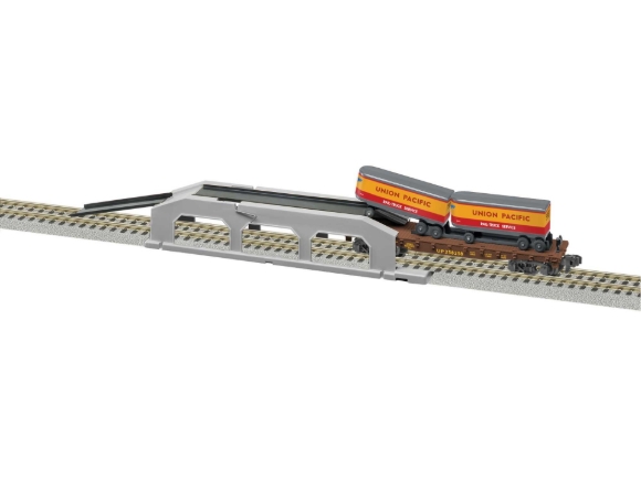 Picture of AF Piggyback Unloader w/ Union Pacific Piggyback Flat Car