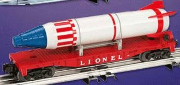 Picture of PWC #6407 Flatcar w/Rocket (used)