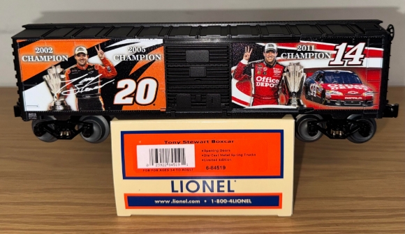 Picture of Lionel Tony Stewart NASCAR Champion Boxcar