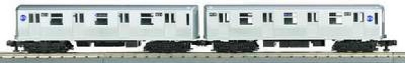 Picture of MTA R-42 2-Car Silver Subway Non-Powered Set