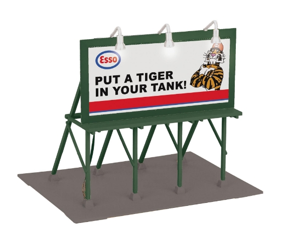 Picture of MTH RailKing Esso Gasoline Tiger Lighted Billboard