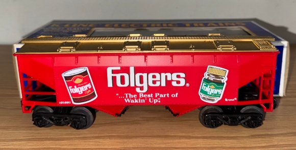 Picture of K-Line Folger's Coffee 2-Bay Hopper Car