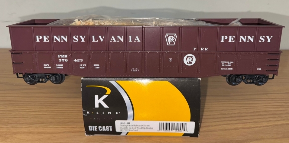 Picture of K-Line Pennsylvania Die-Cast Wood Chip Gondola