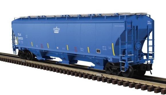 Picture of Atlas TILX (Blue/White) Trinity 5161 Covered Hopper  
