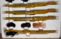 Picture of K-Line TCA TTAC 5-Car Set of Spine/Flat Cars w/ Intermodal Containers