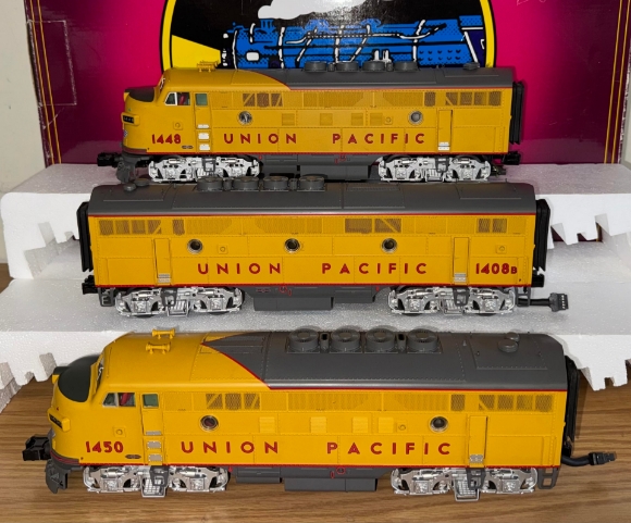 Picture of MTH Premier Union Pacific F-3 'ABA' Diesel Set w/ Proto 2.0 (operated)