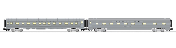 Picture of Lionel Santa Fe Sleeper/Diner 21" Passenger 2-pack A