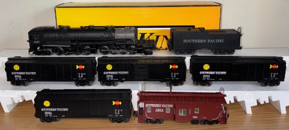 Picture of MTH RailKing Southern Pacific Cab Forward "Overnight" Steam Freight Set (used)