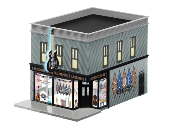Picture of Lionel Cowen Music Emporium Building w/ Bluetooth Speaker