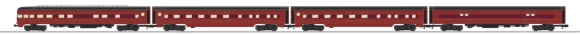 Picture of Lionel Pennsylvania Aluminum 18" Passenger Car 4-pack