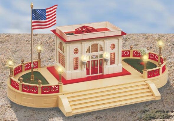 Picture of Standard Gauge Tinplate Station (red) & Terrace