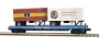 Picture of MTH Premier Boston & Maine Flat Car w/ (2) PUP Trailers