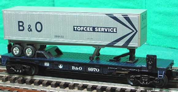 Picture of Lionel B&O Flatcar w/Trailer