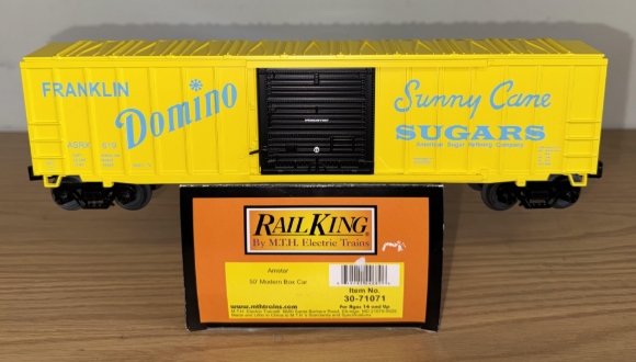 Picture of MTH RailKing Domino Sugar 50' Modern Boxcar