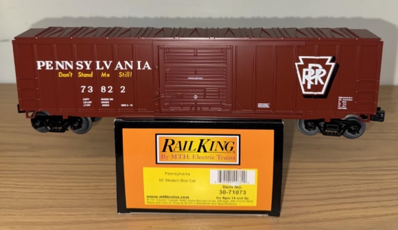 Picture of MTH RailKing Pennsylvania 50' Modern Boxcar